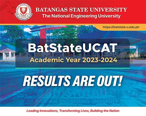 batangas state university admission test result